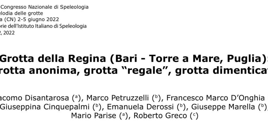 Grotta della Regina a Torre a Mare: il rilievo 3D riporta al centro una cavità costiera tra archeologia e mare