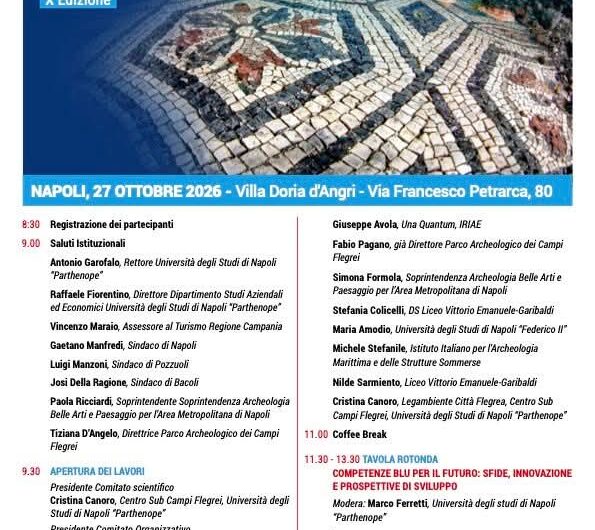 Archeologia subacquea e patrimonio sommerso: a Napoli la X edizione di ArcheoCamp